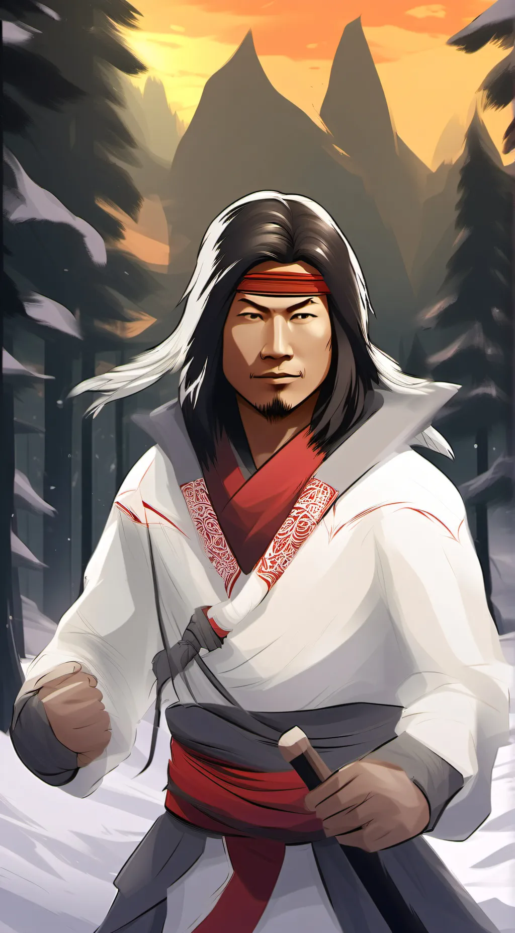 ai character: Lou King background