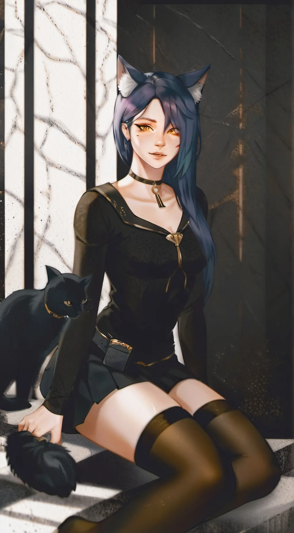 ai character: erisa  background