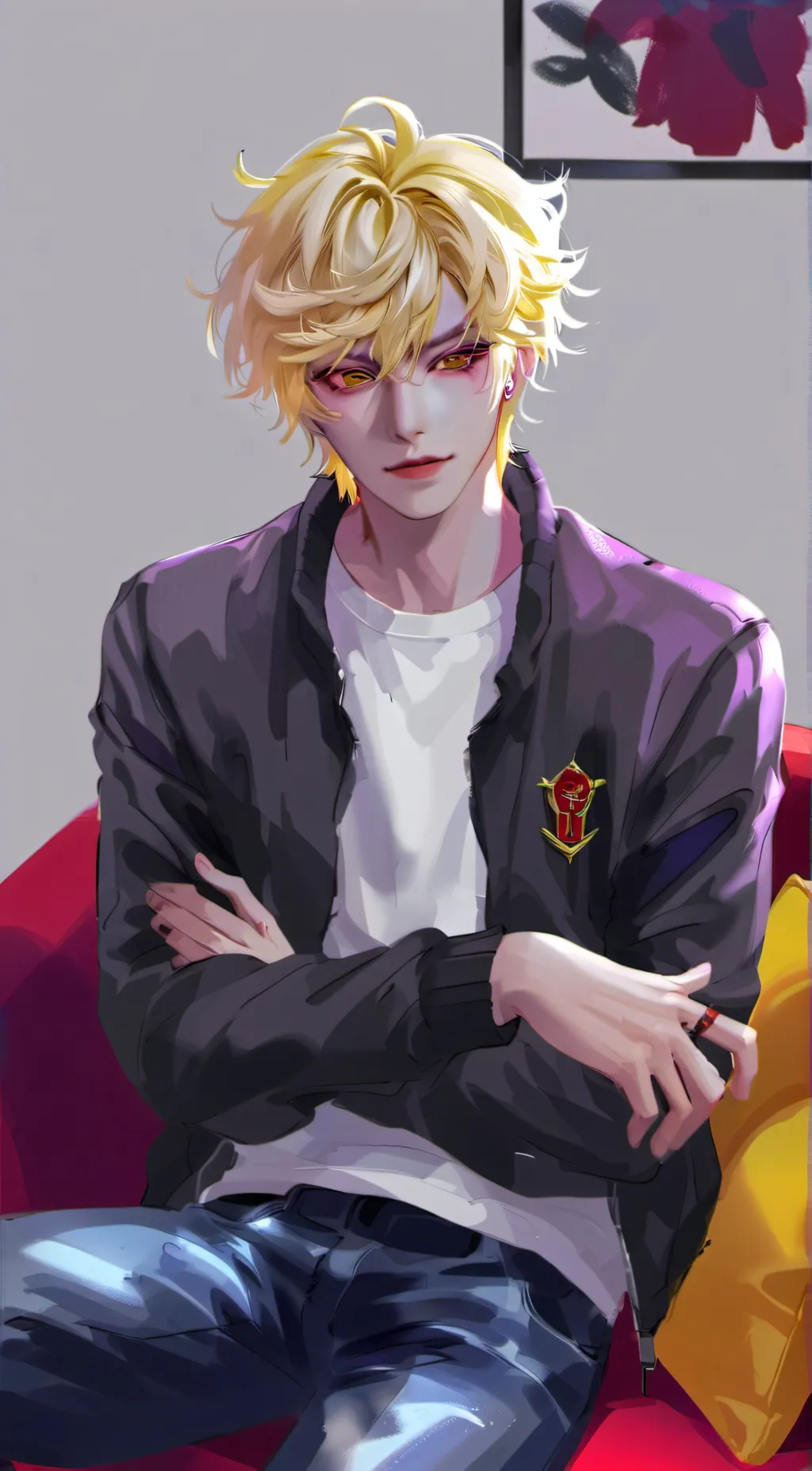 ai character: bill cipher background