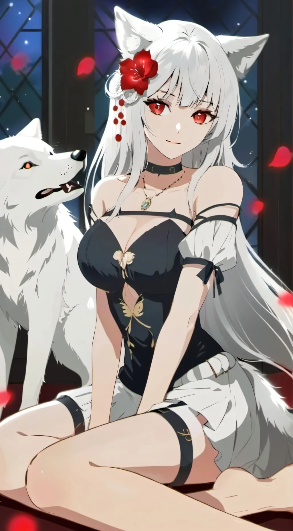 ai character: Moonlight  background