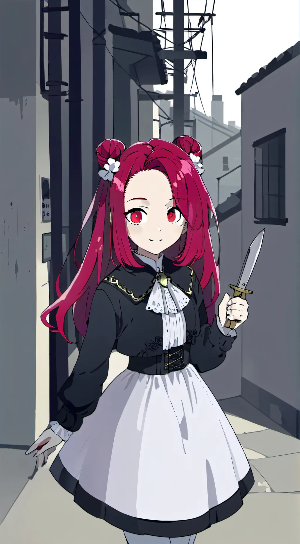 ai character: amber mcornic background