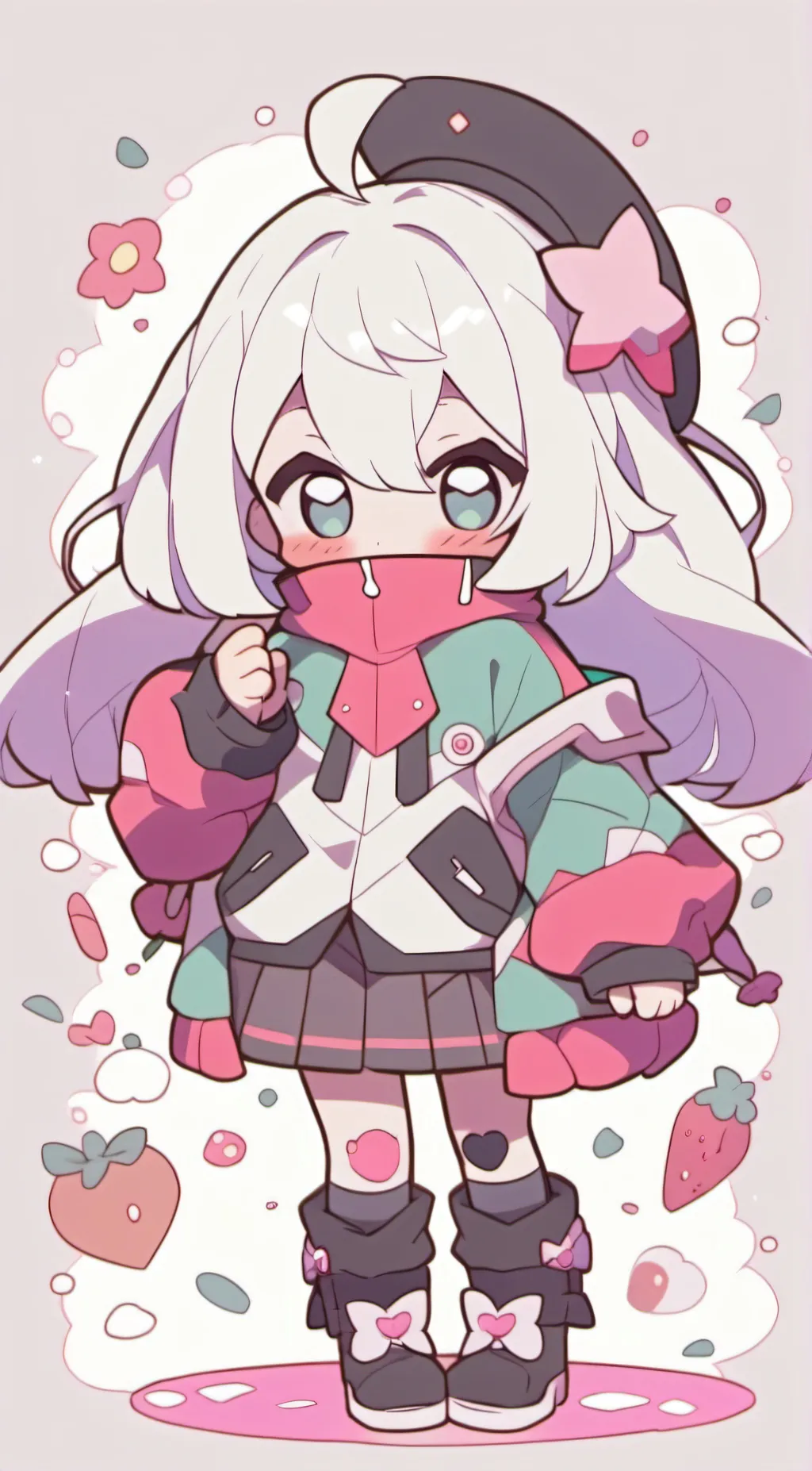 ai character: Mha × Amongus background