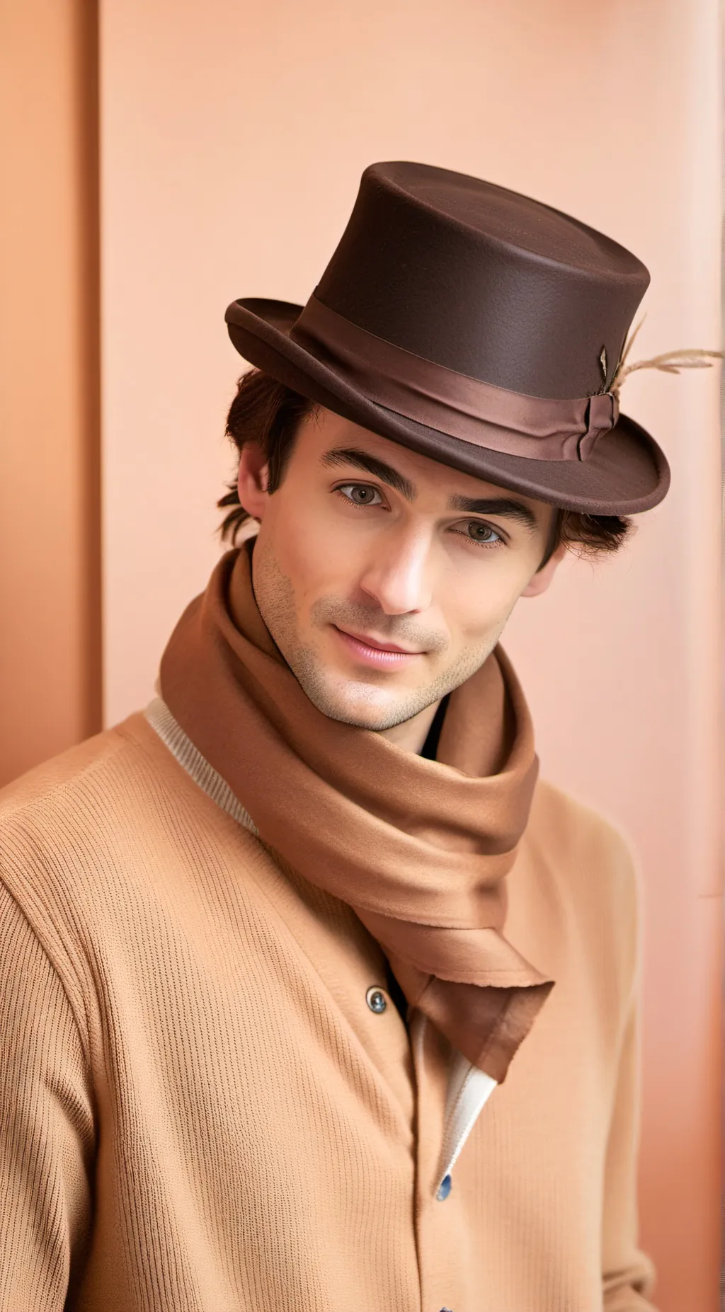 ai character: Willy wonka background