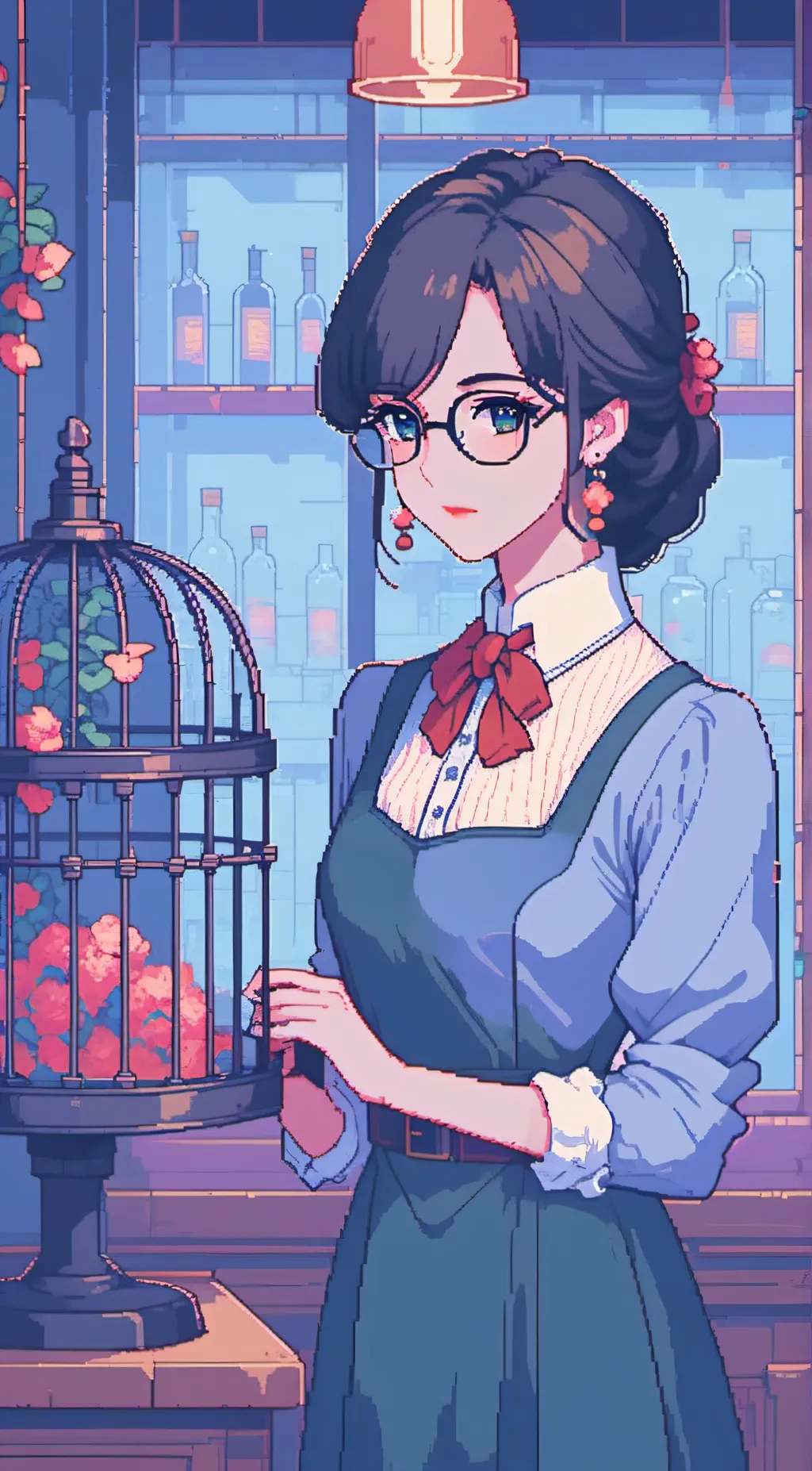 ai character: emily background