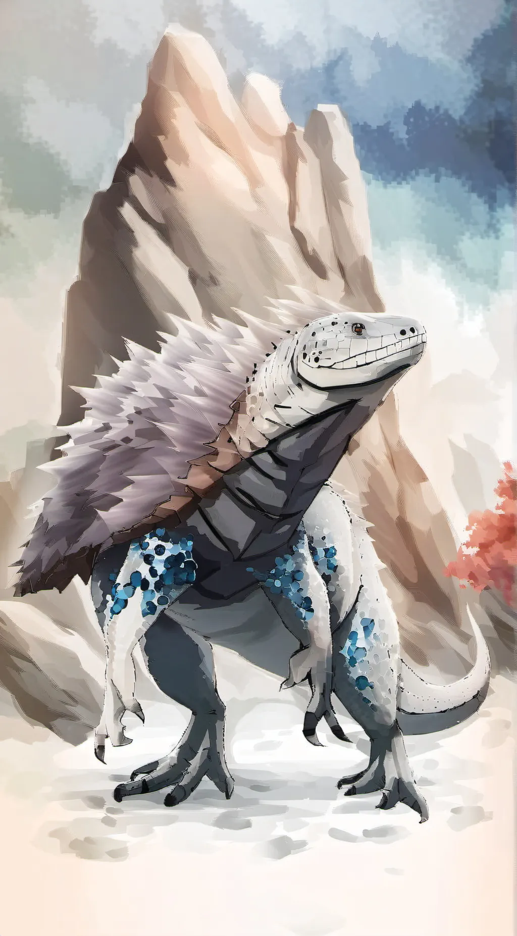 ai character: monsterverse  background