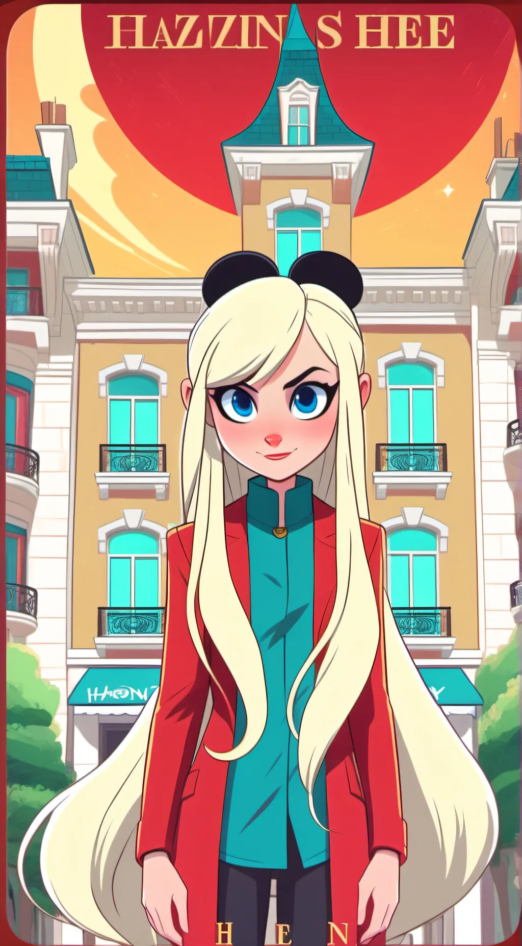 ai character: Hazbin hotel background