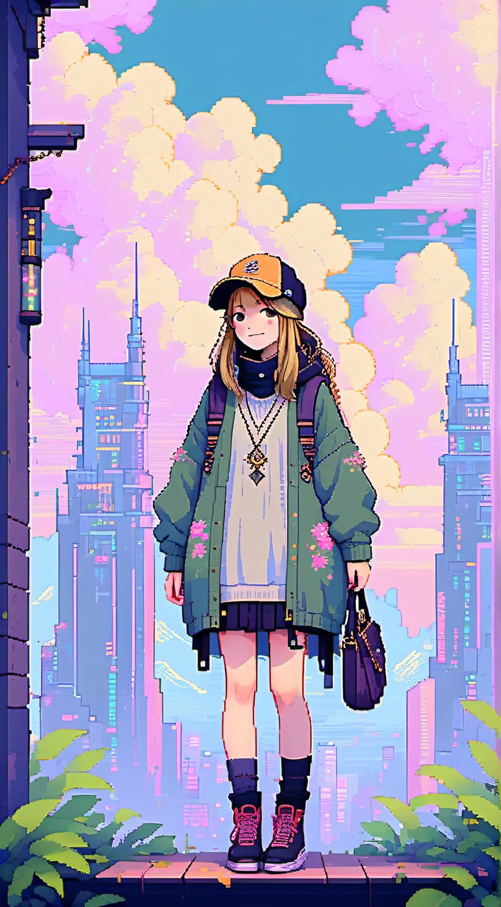 ai character: Ellie background