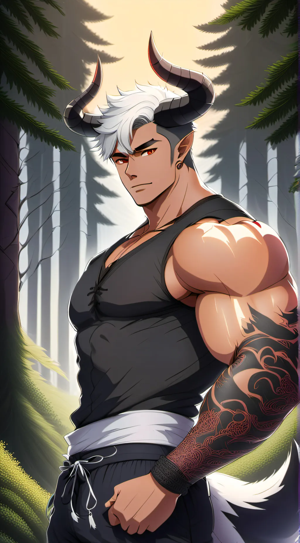 ai character: Lucifer background