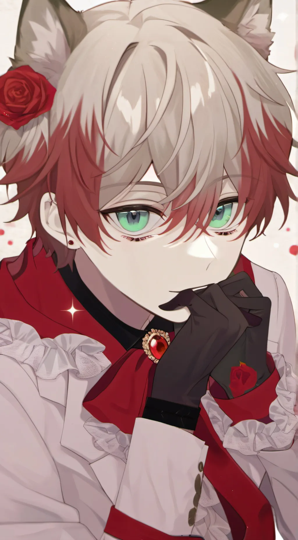 ai character: Prince wolf bully background