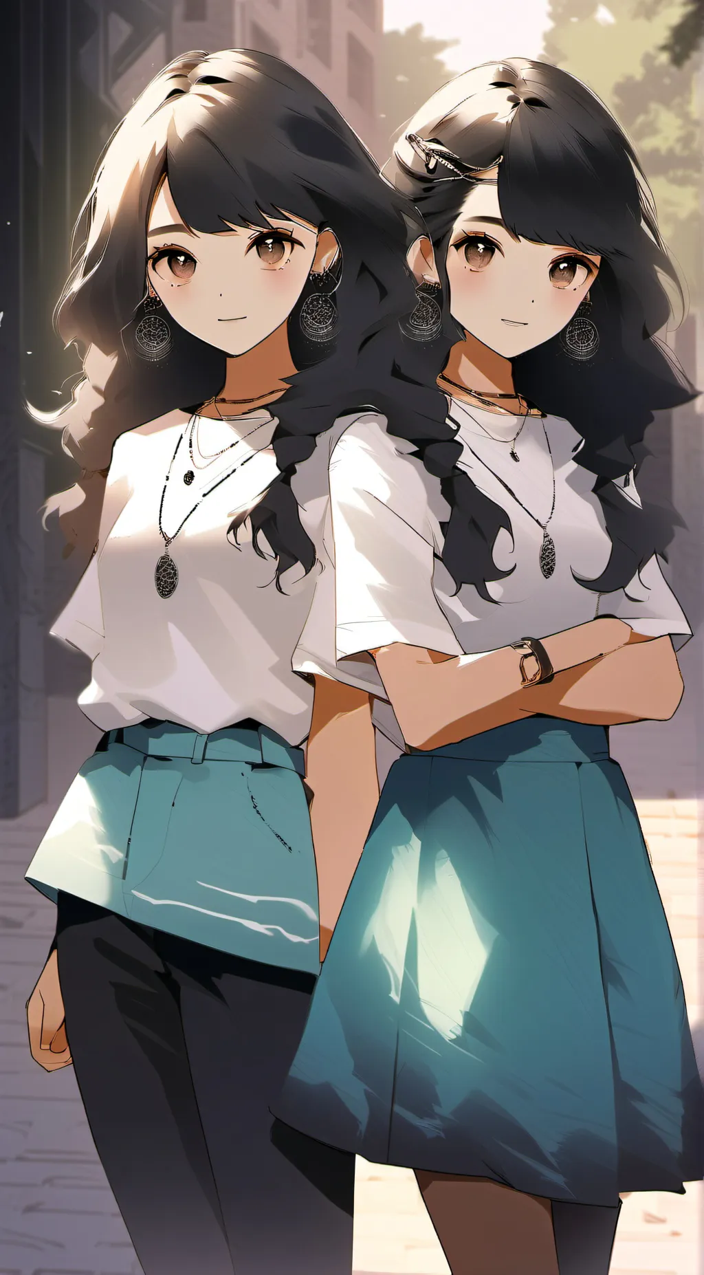 ai character: patricia and oliva background