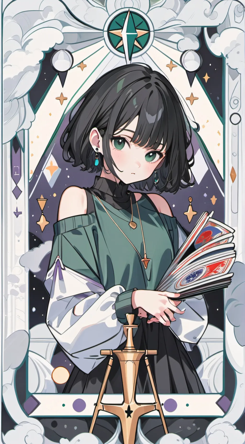 ai character: ♠︎Astrid♠︎ background