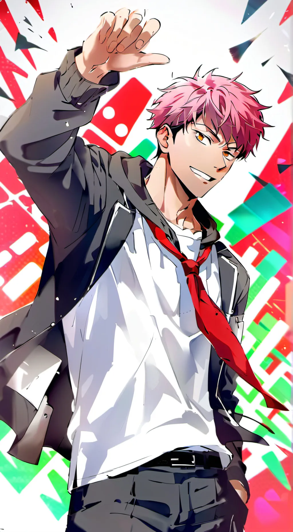 ai character: Itadori yuji  background