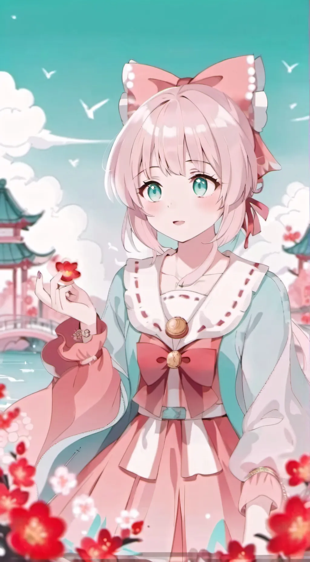 ai character: aura background