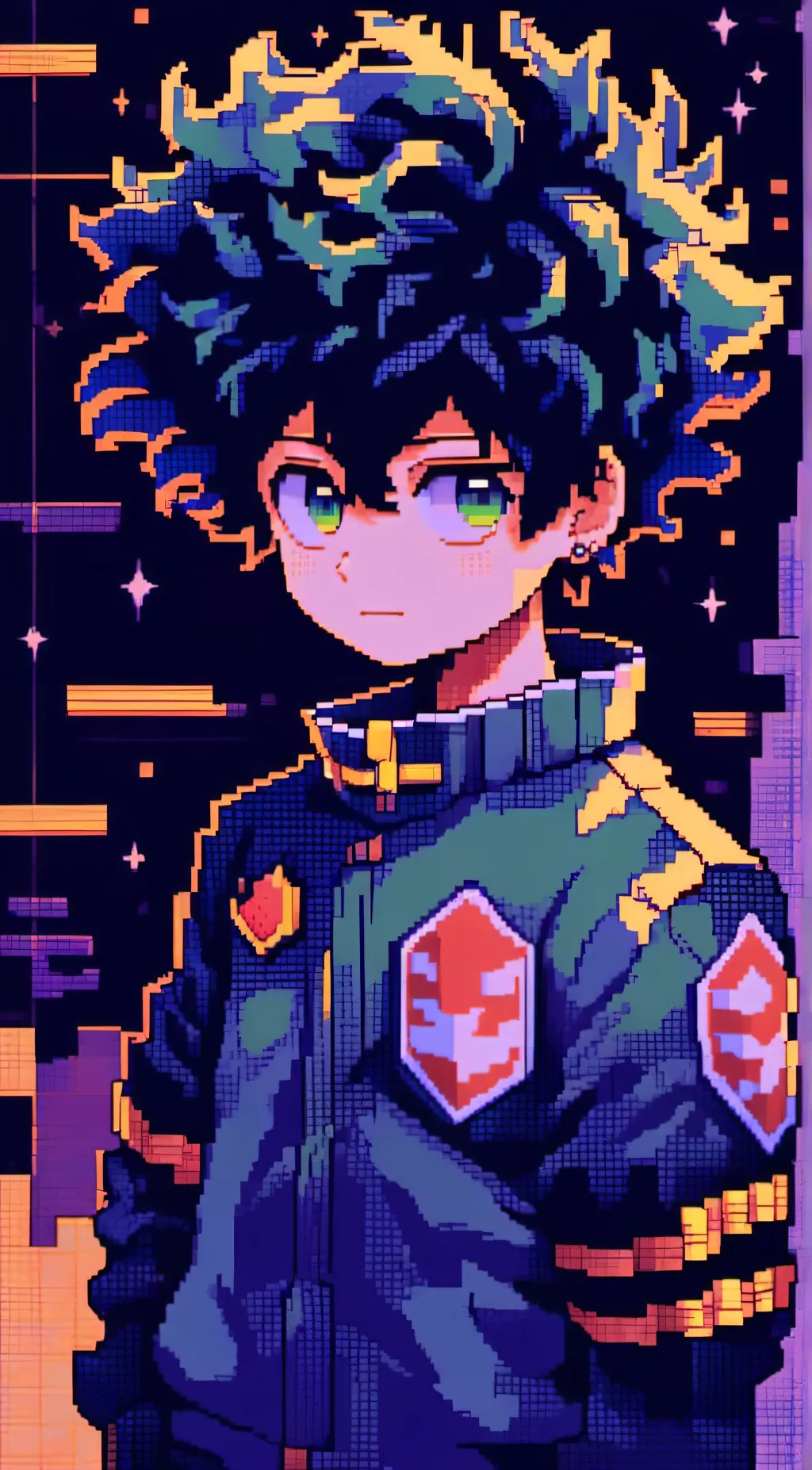 ai character: 🥦Mha💥 background