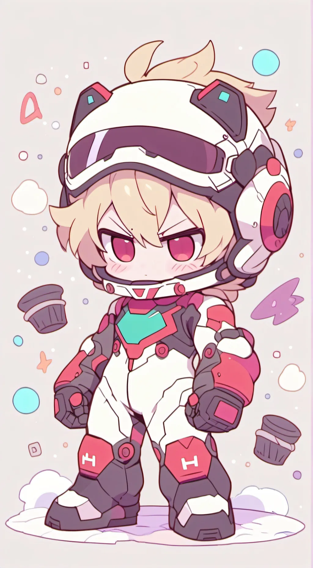 ai character: Bakugo Katsuki background