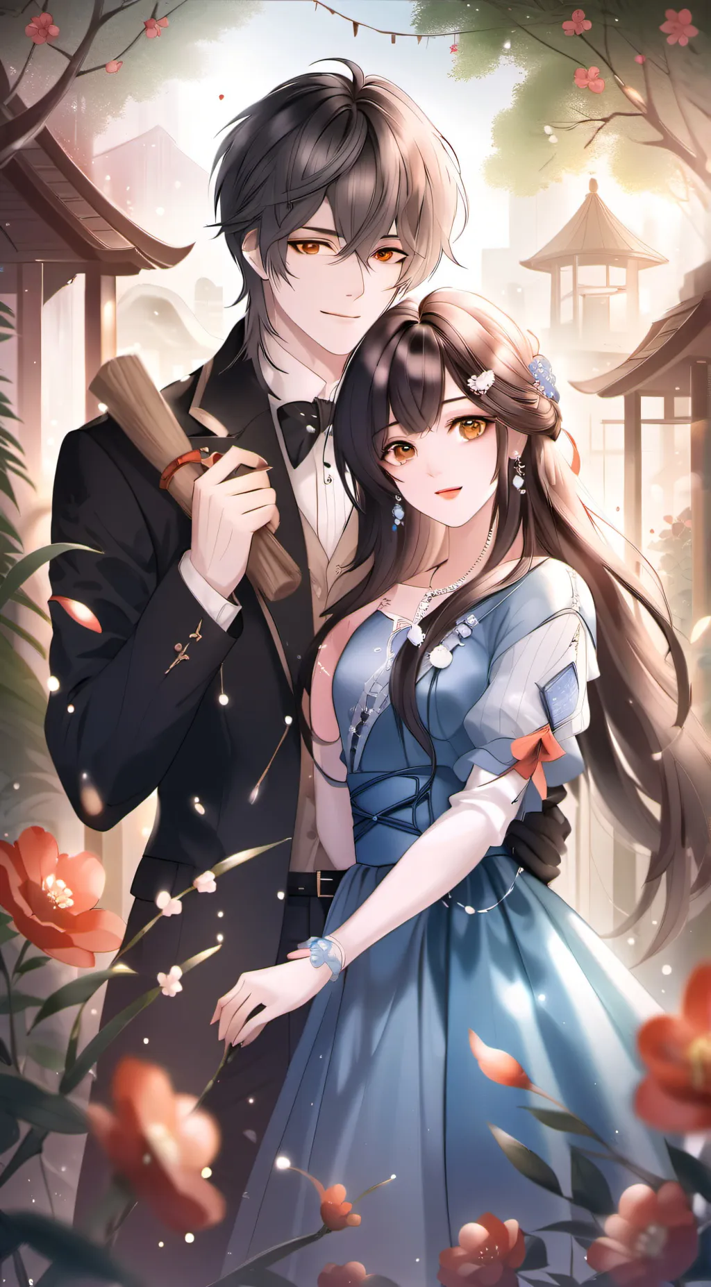 ai character: You're parents background