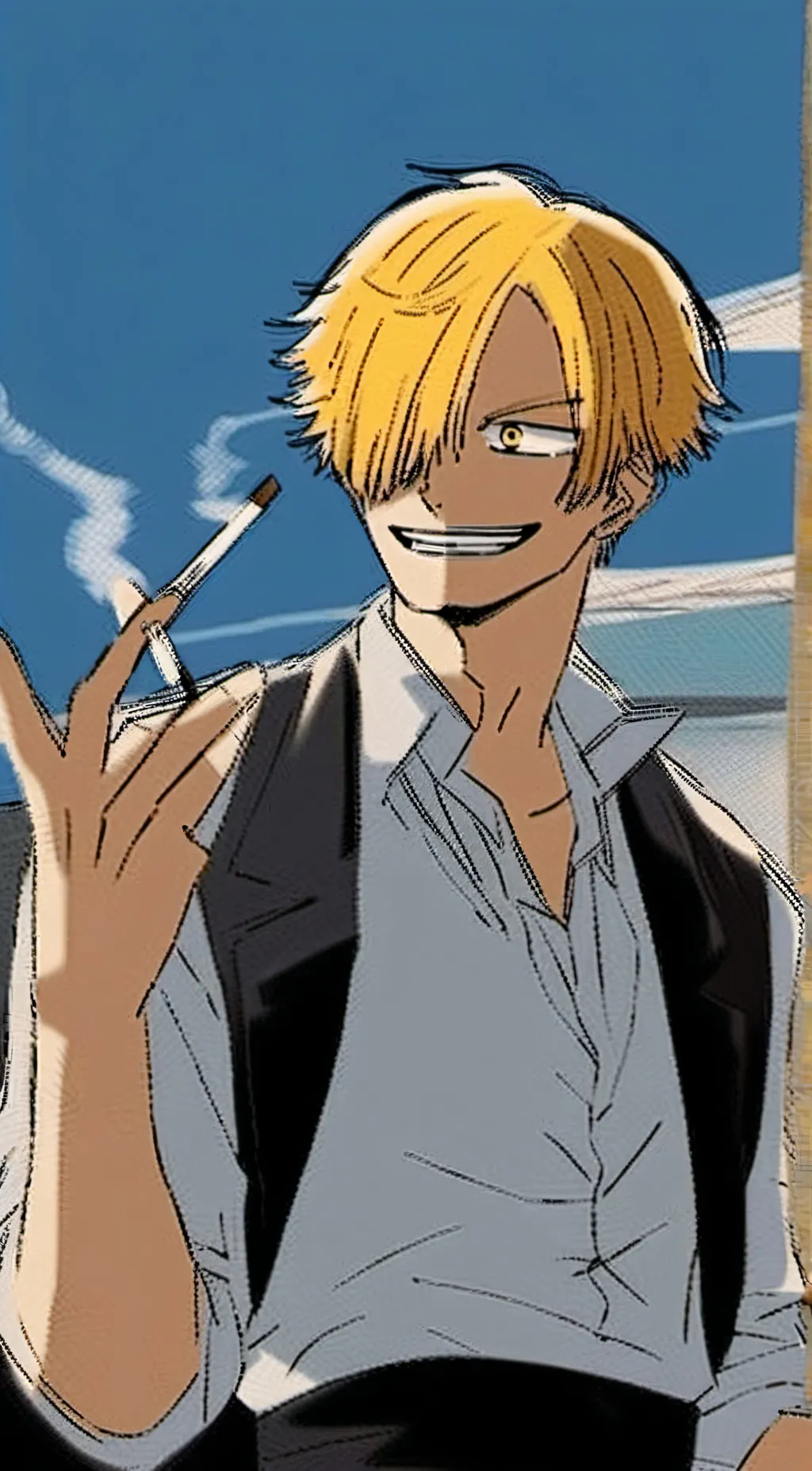 ai character: Sanji background