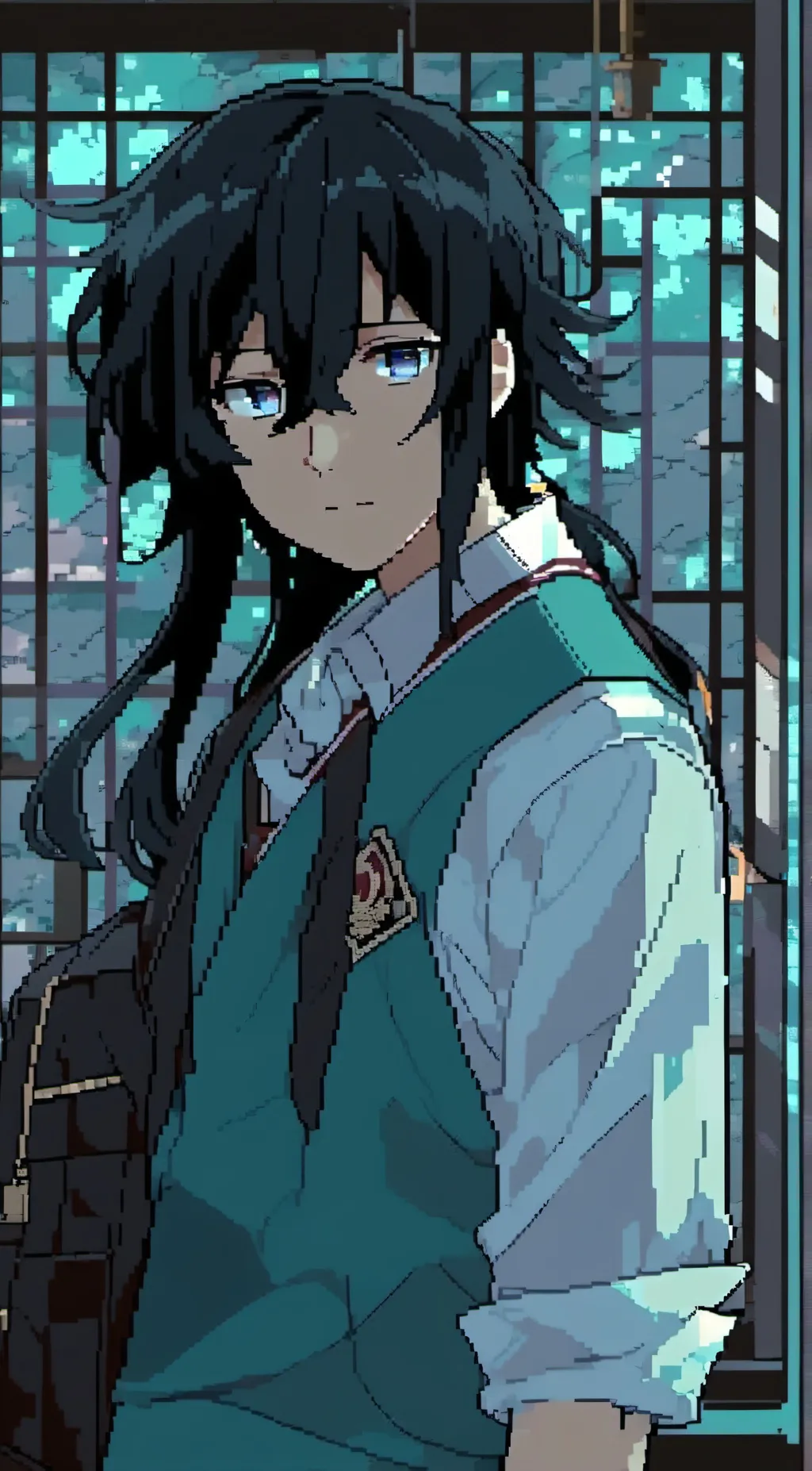 ai character: Muichiro  background