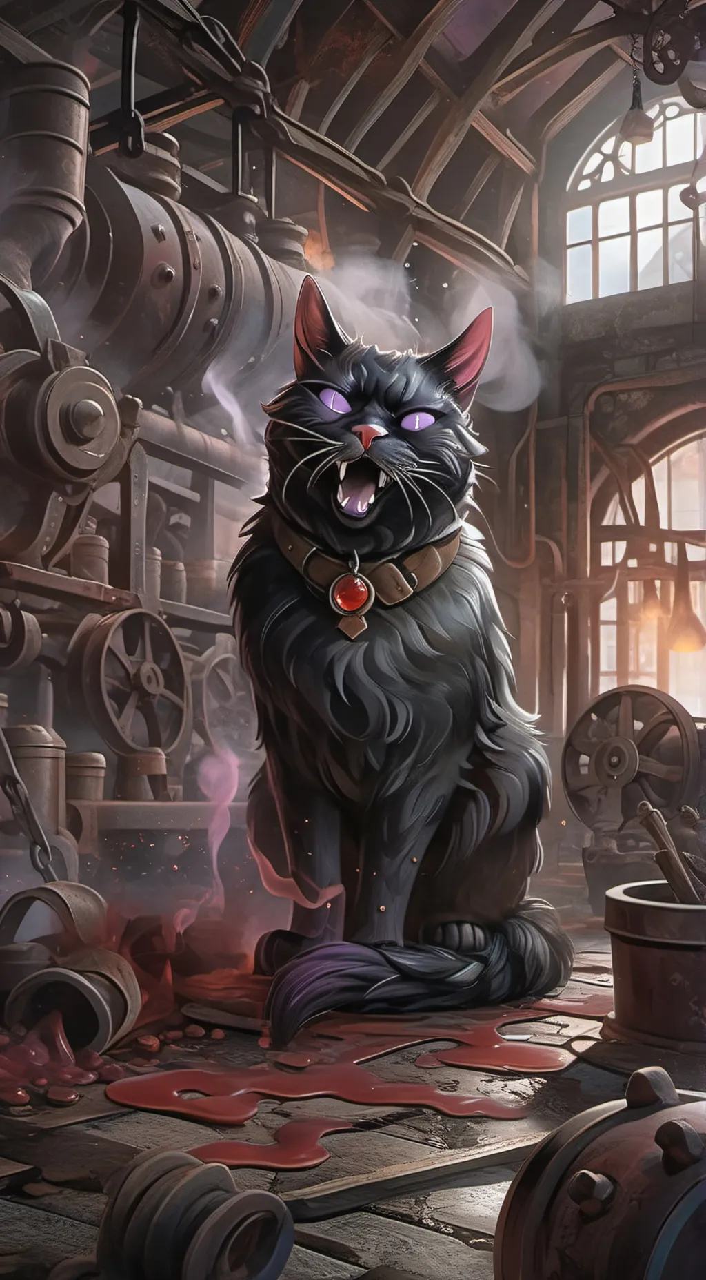 ai character: CATNAP🐱 background