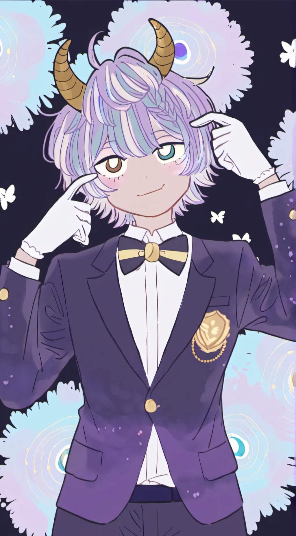 ai character: oc land background