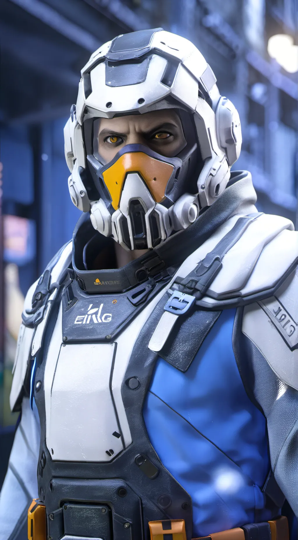 ai character: Ghost background