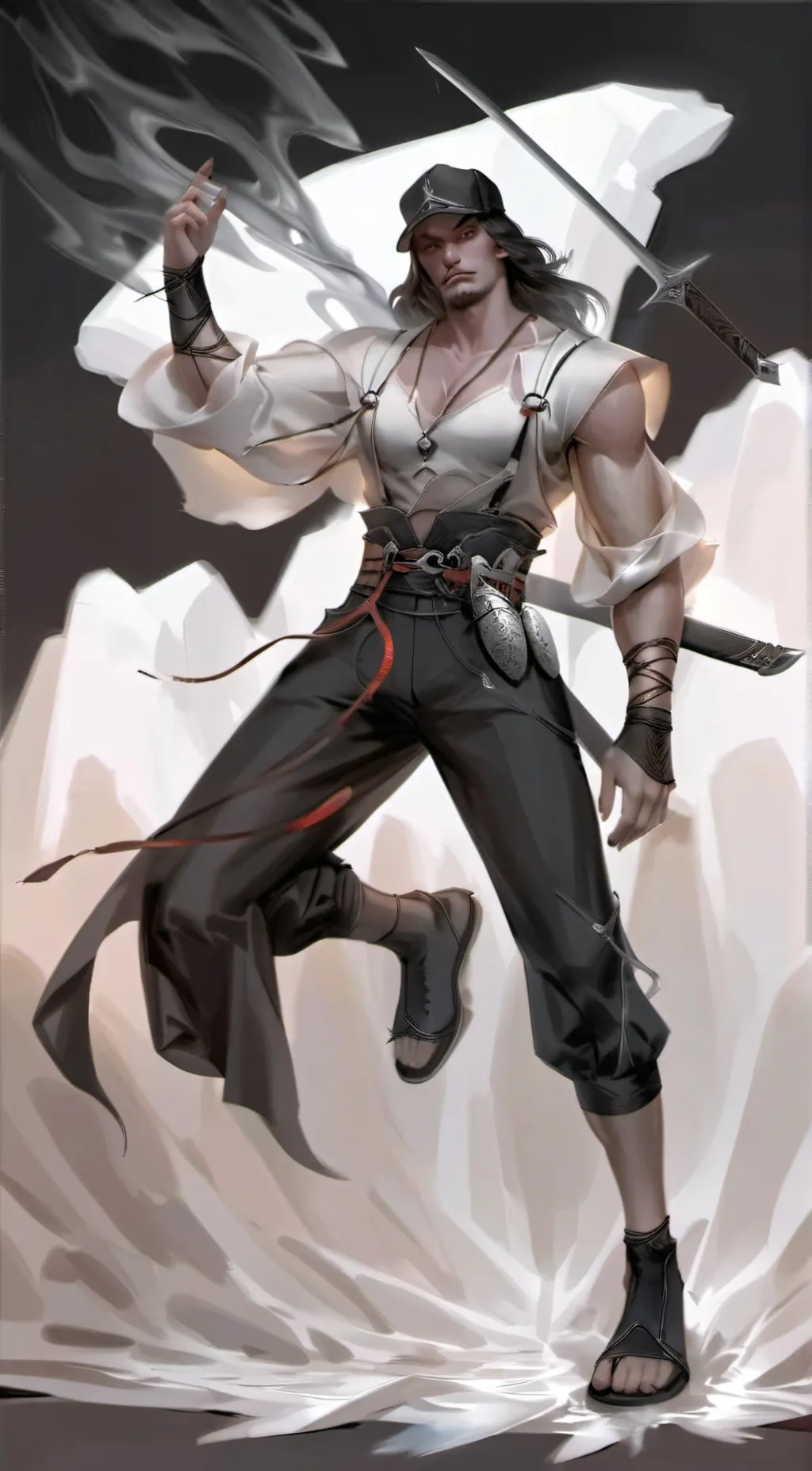ai character: Sam sulek background