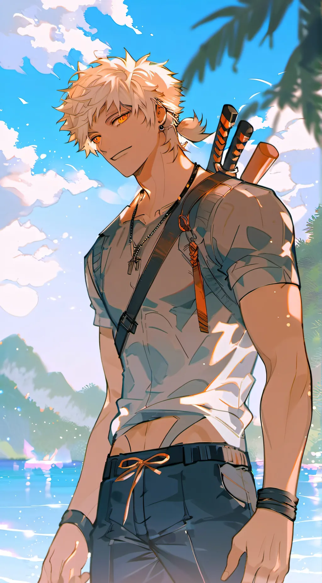 ai character: bakugou katsuki background