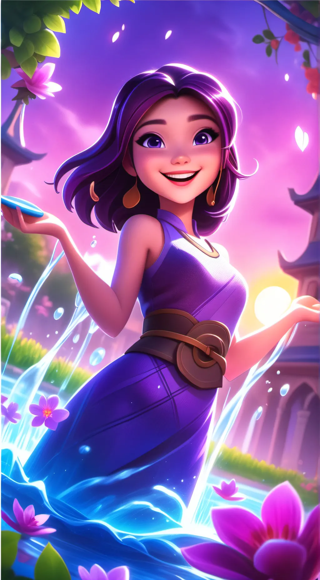 ai character: Arora background