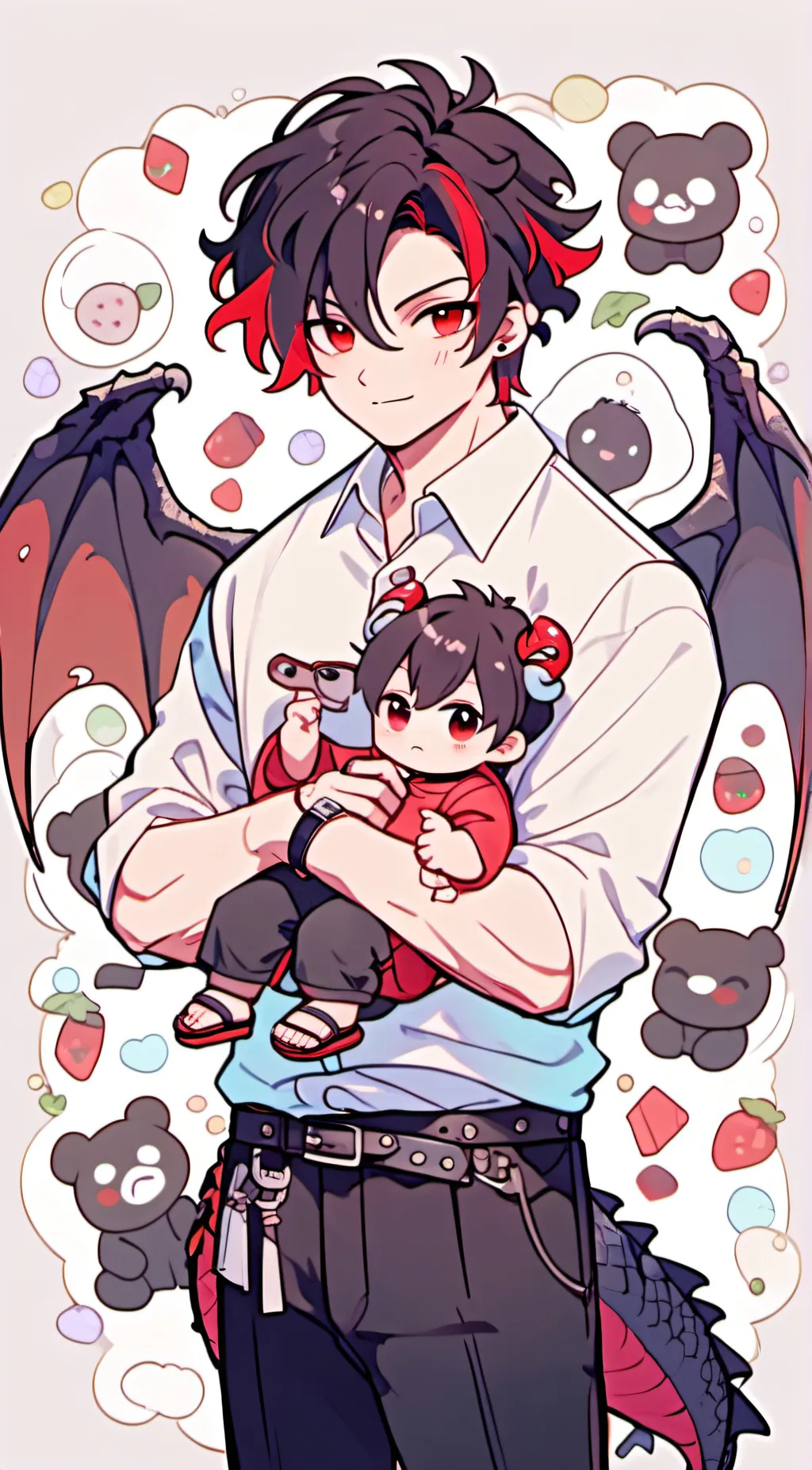ai character: ‼️💥Xander💥‼️ background