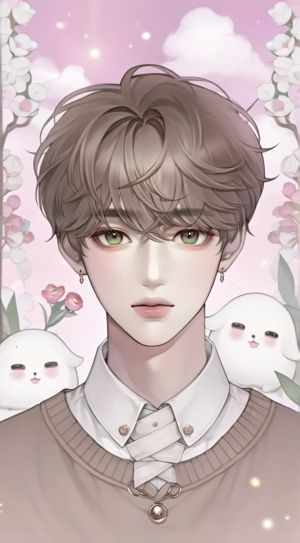 ai character: Seungmin  background