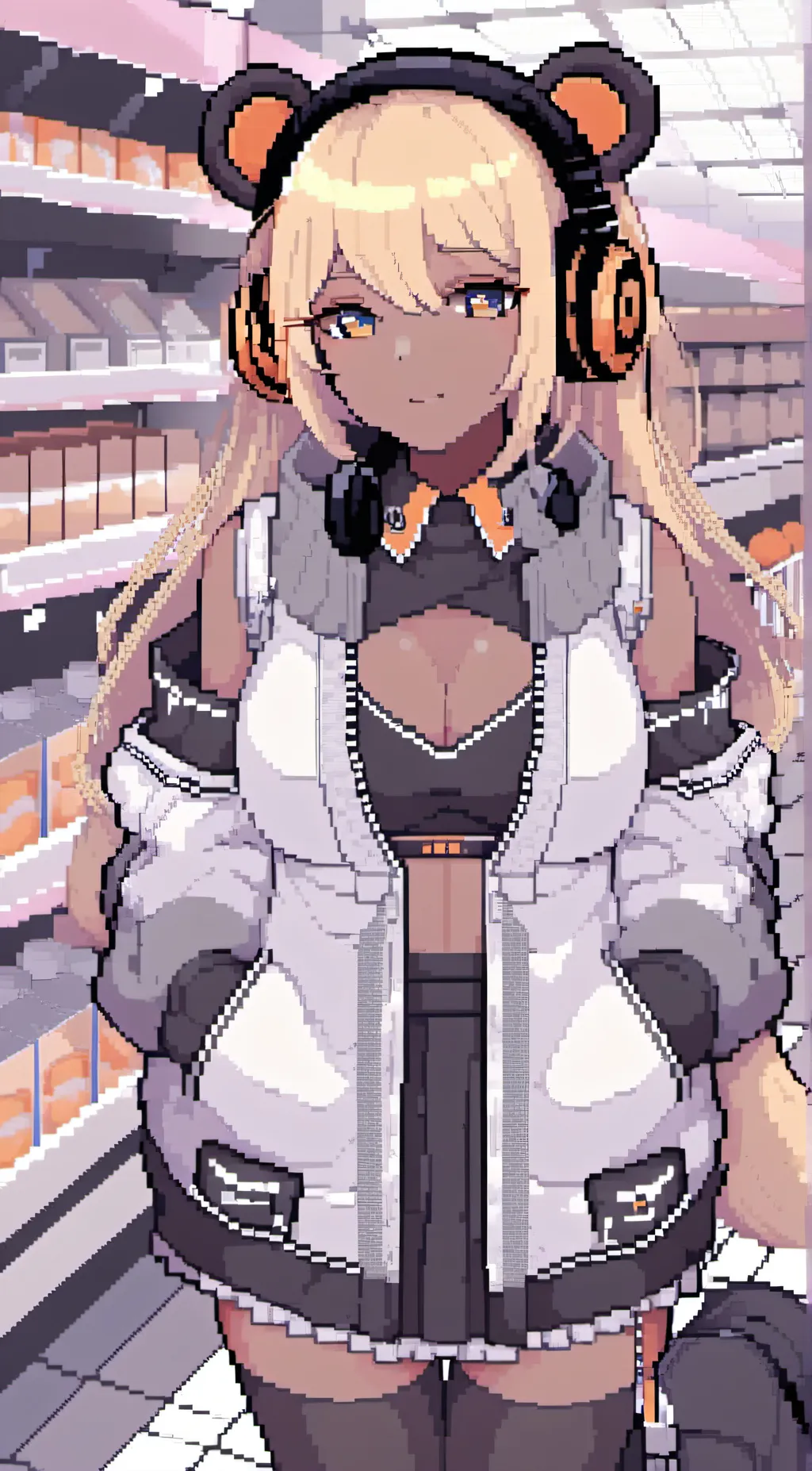 ai character: Mango background