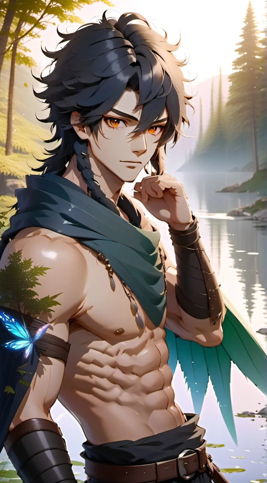 ai character: Aryan Duleiux Sol background
