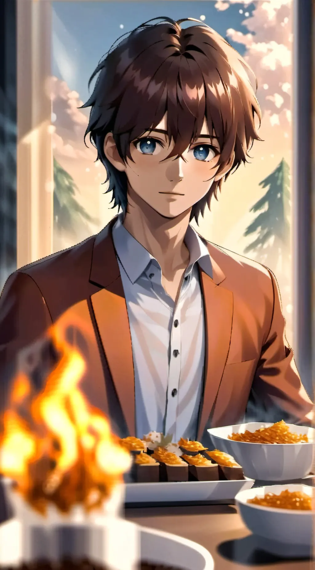 ai character: Mark background