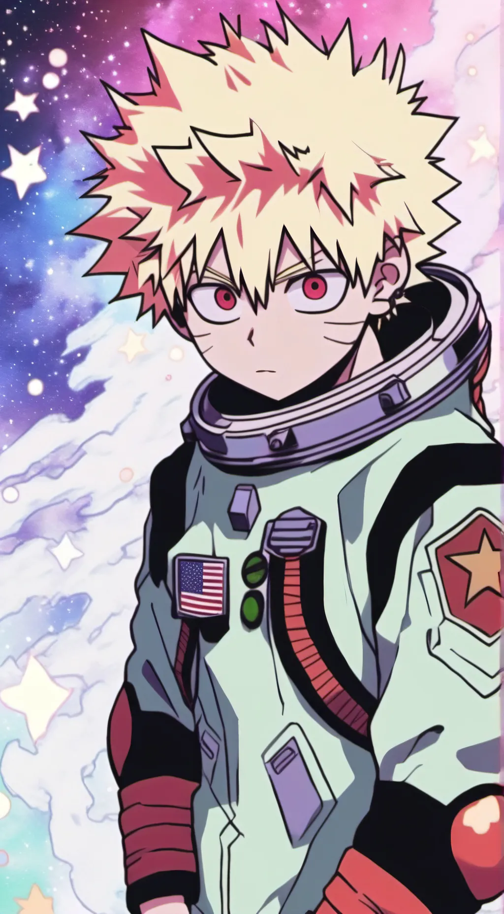 ai character: ♤KATSUKI BAKUGO♤ background