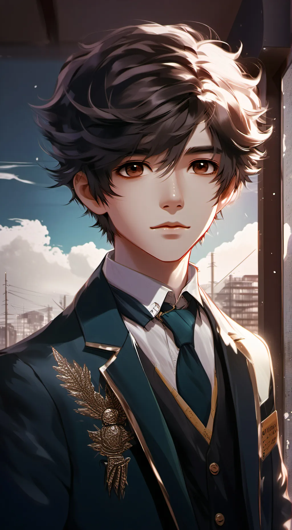 ai character: ALL BOYS SCHOOL  background