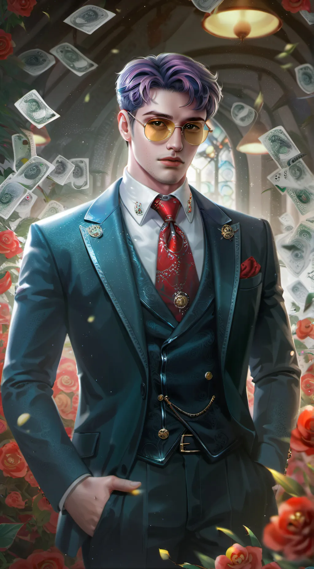 ai character: Rainden Armando background