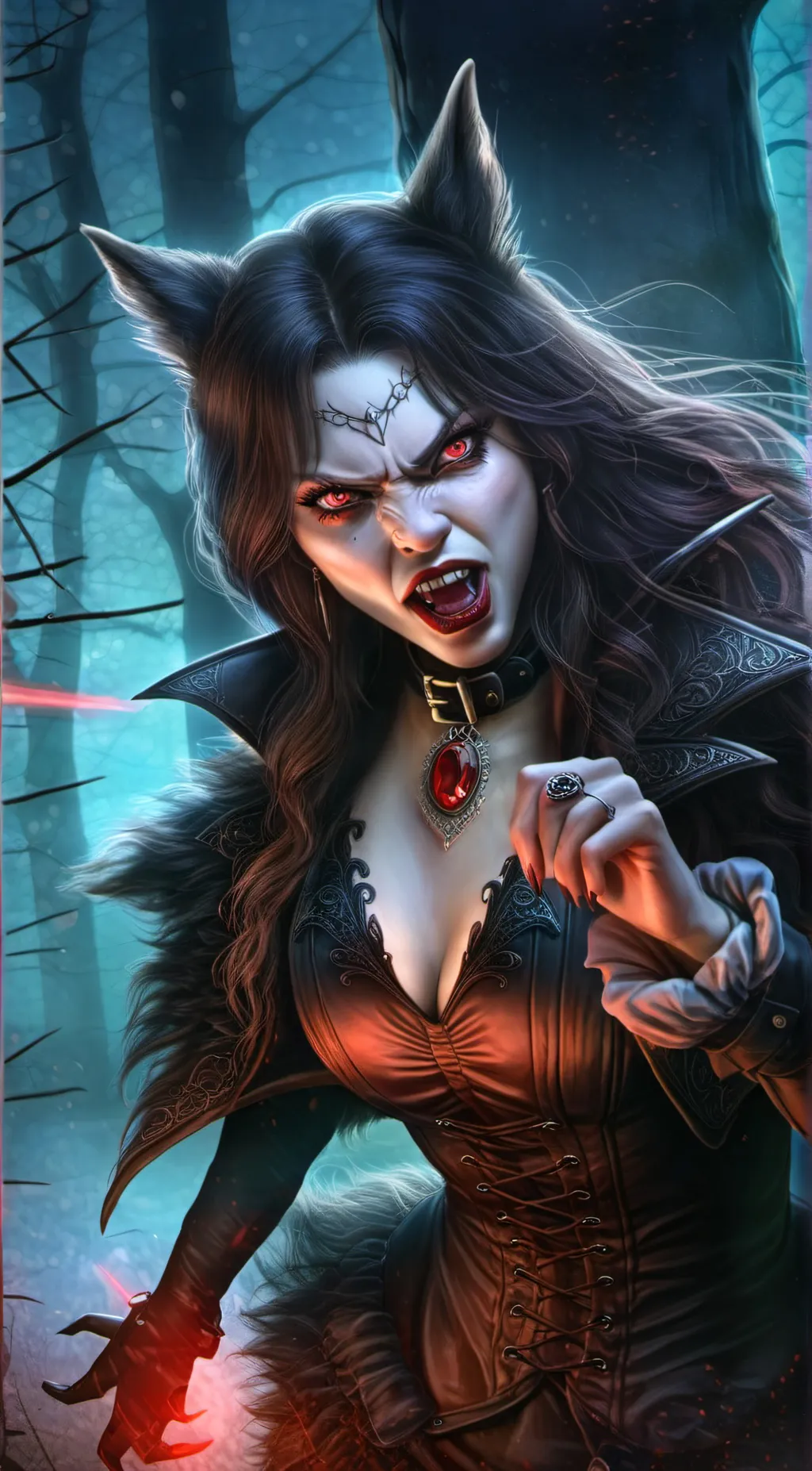ai character: serrena background