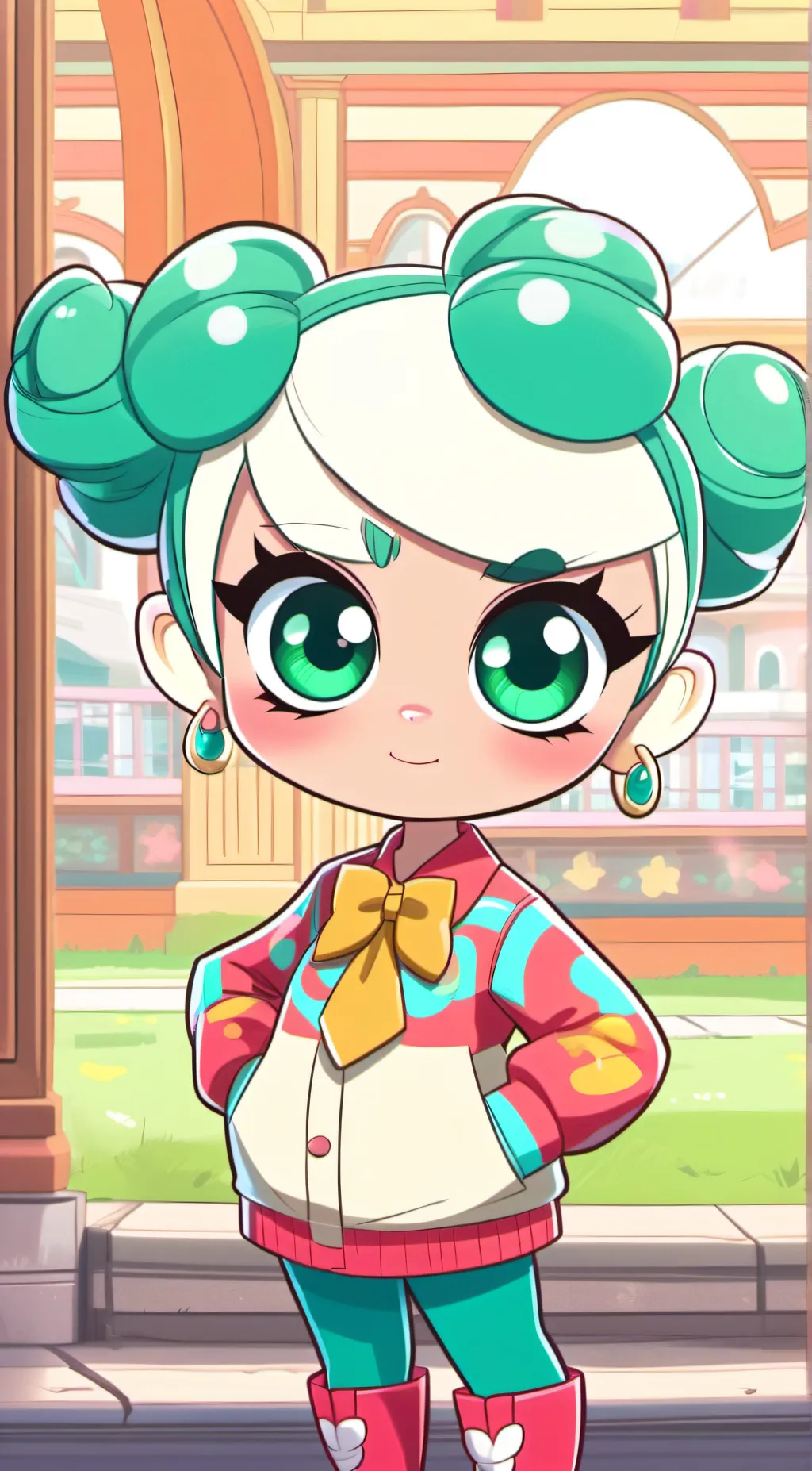 ai character: the powerpuff girl background