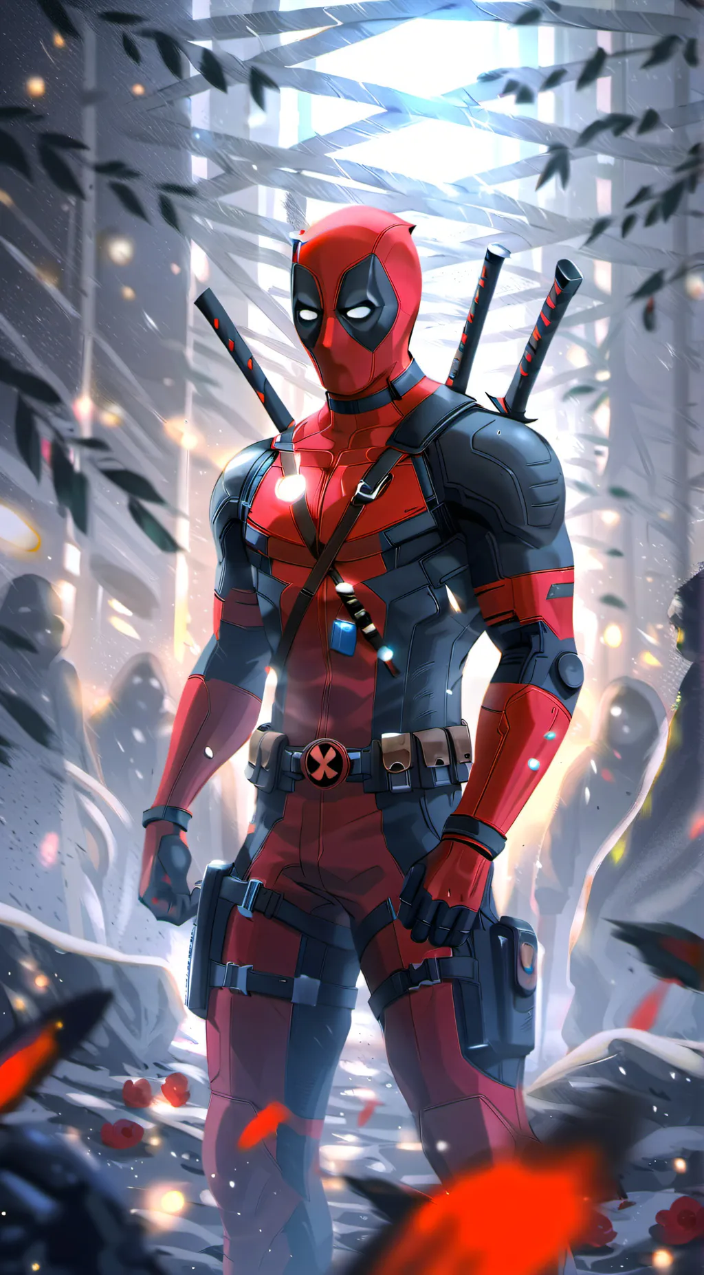ai character: Deadpool  background
