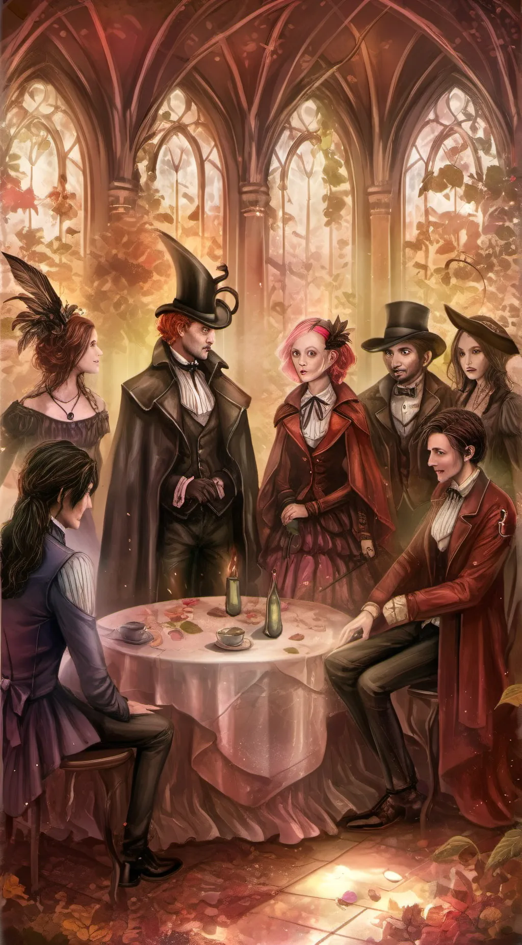 ai character:  Meeting background