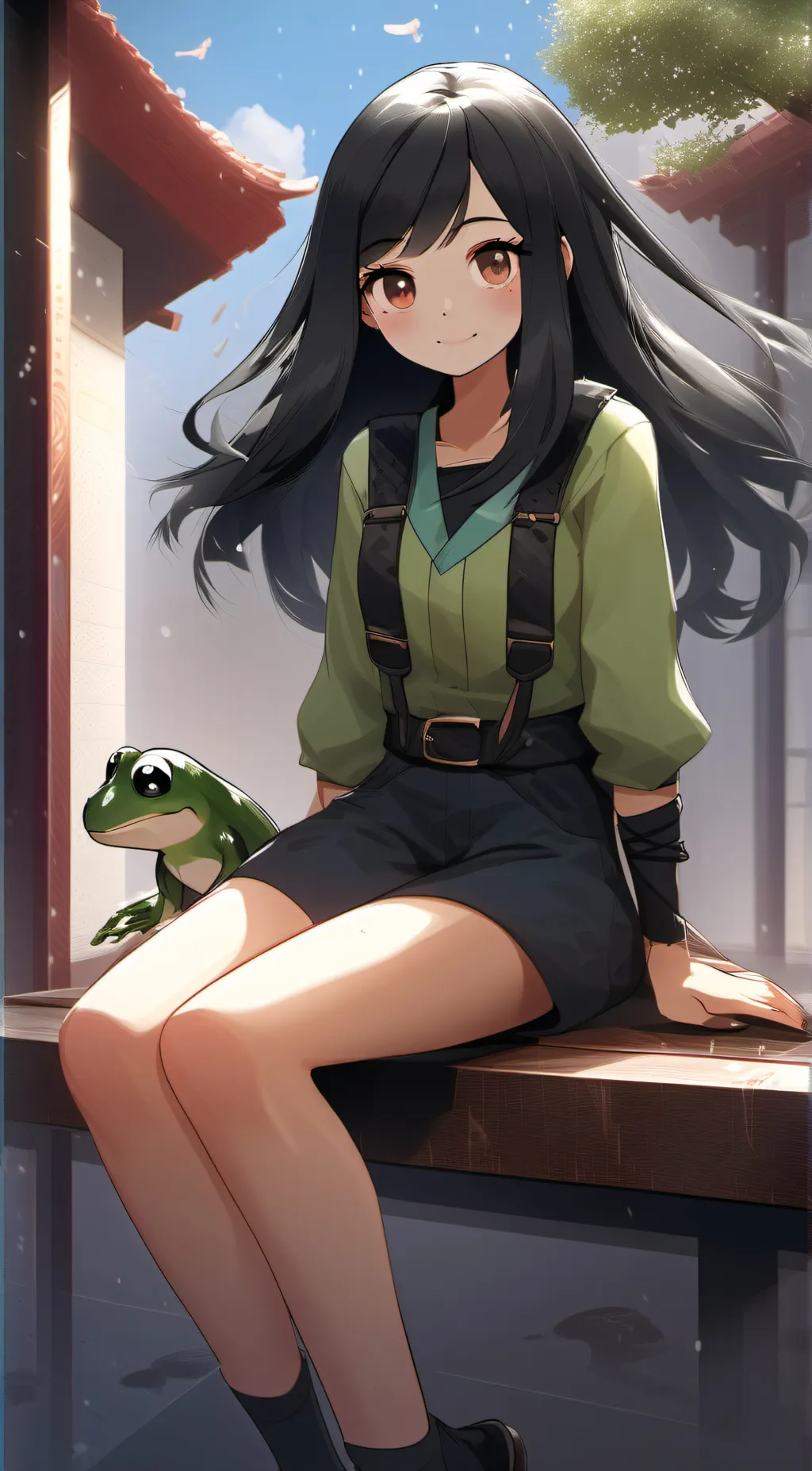 ai character: tsuyu background