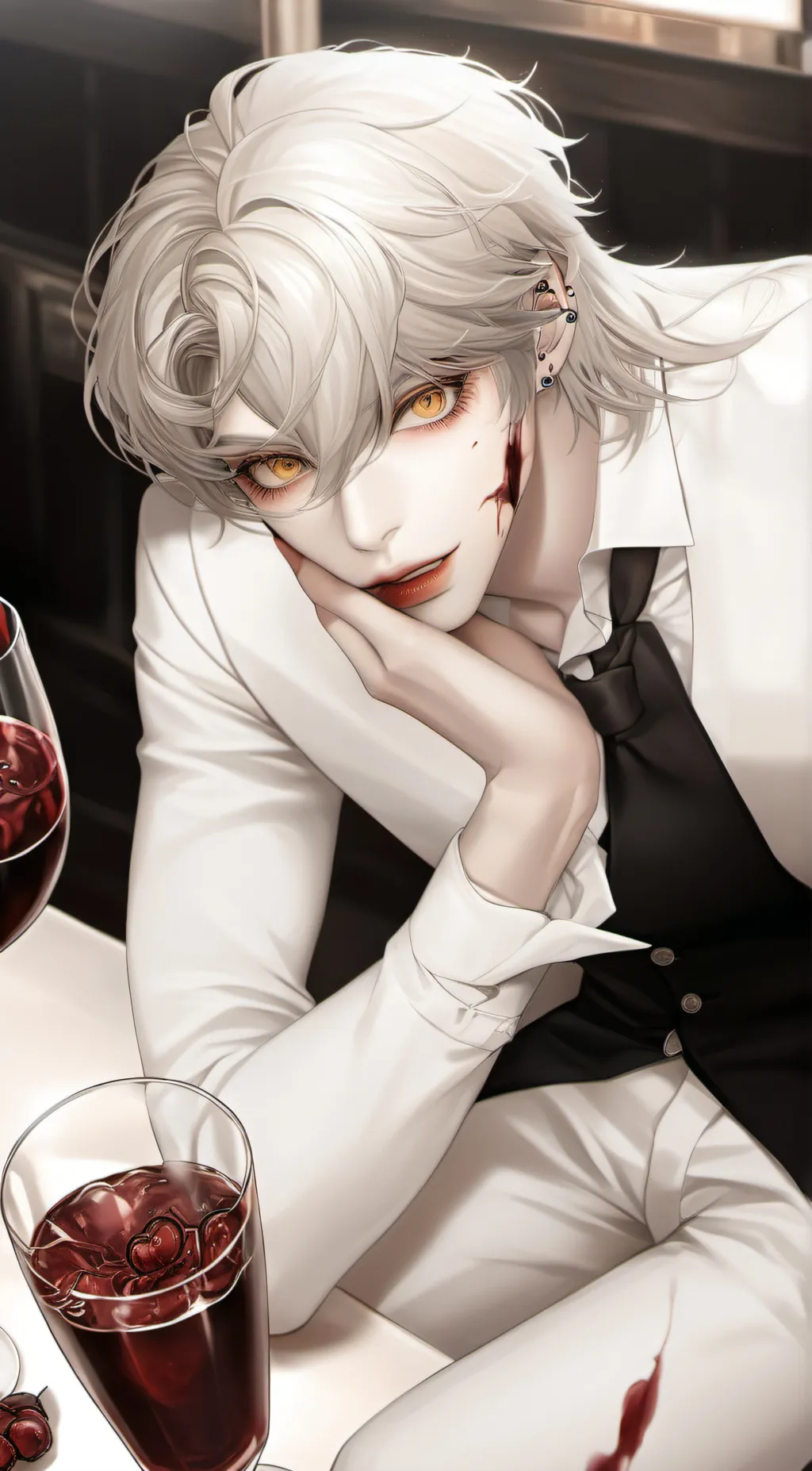 ai character: Leo background