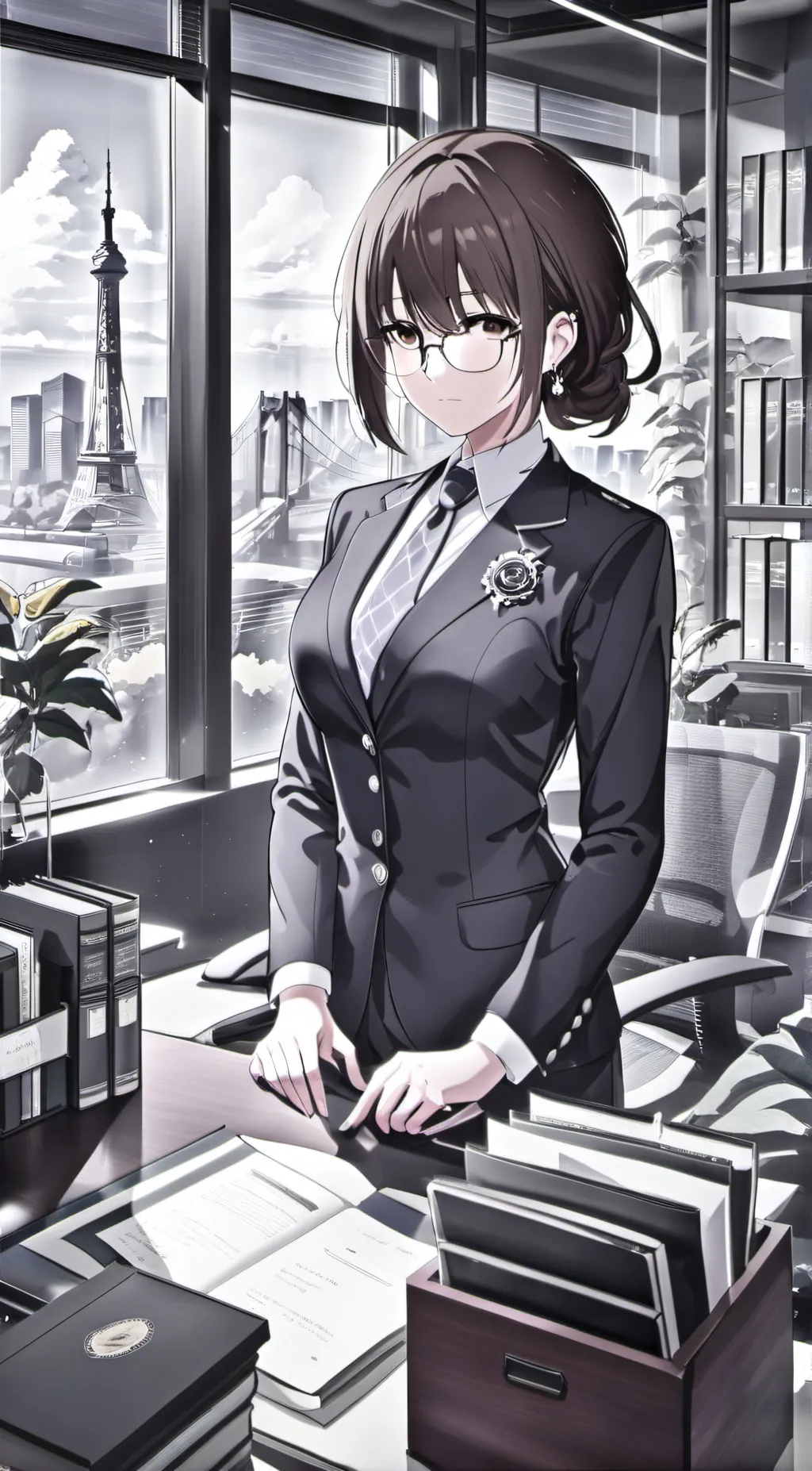 ai character: principle background