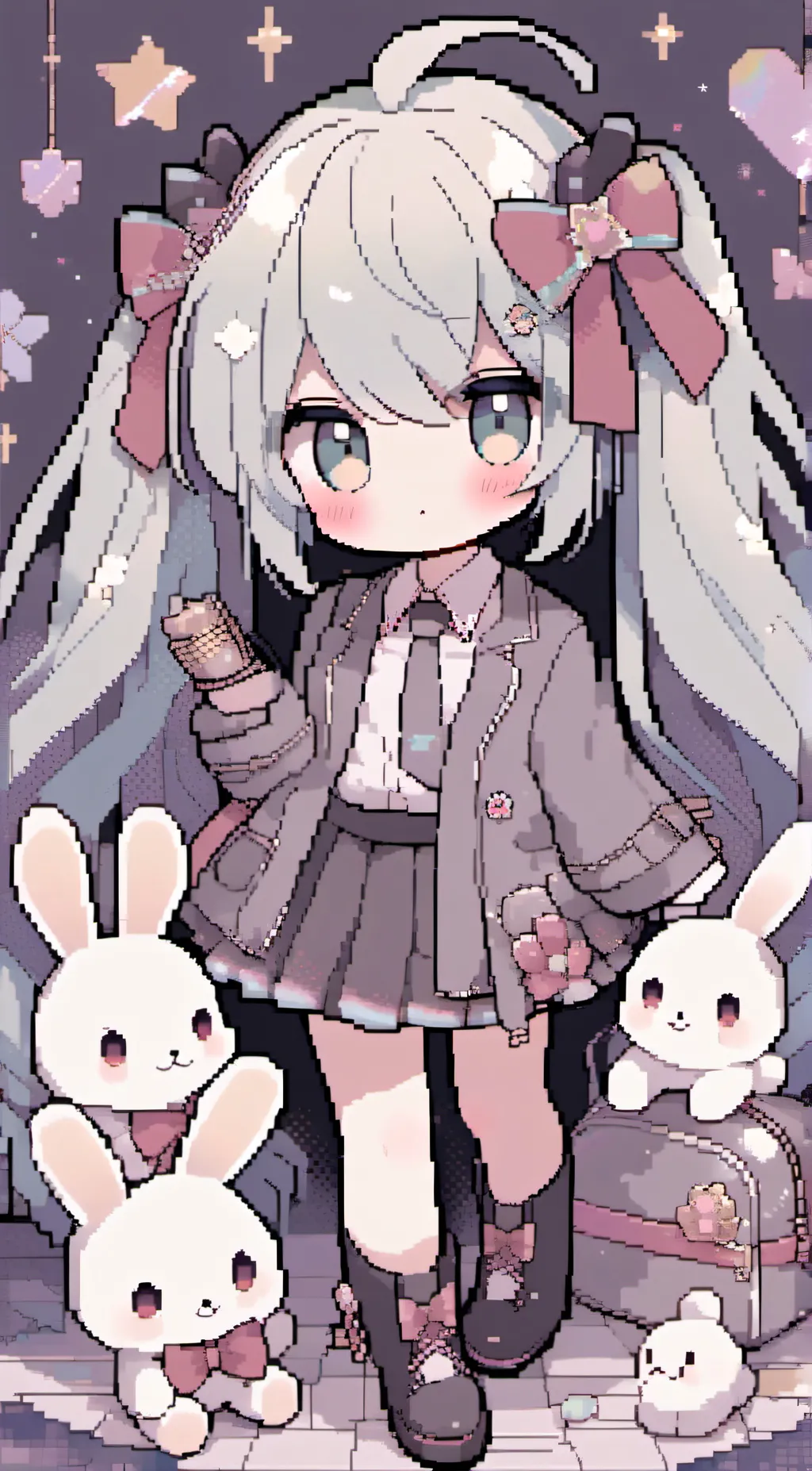 ai character: miku :) background