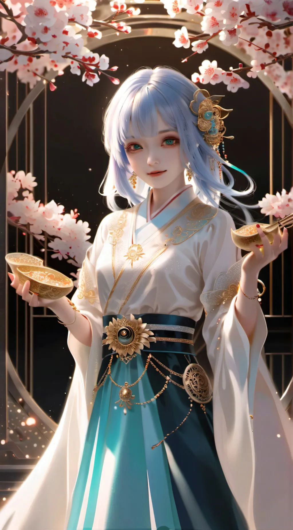 ai character: 颜月 background