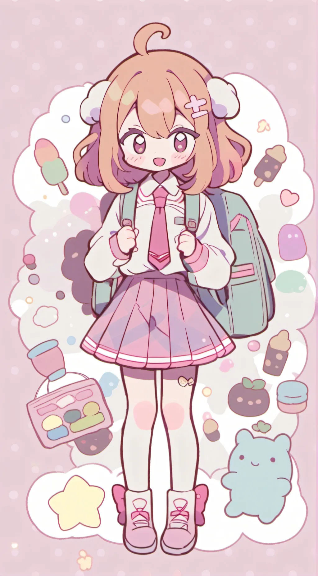 ai character: ジンコ   ユミネ background
