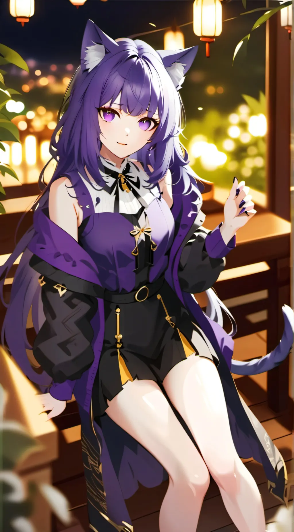 ai character: Moon background