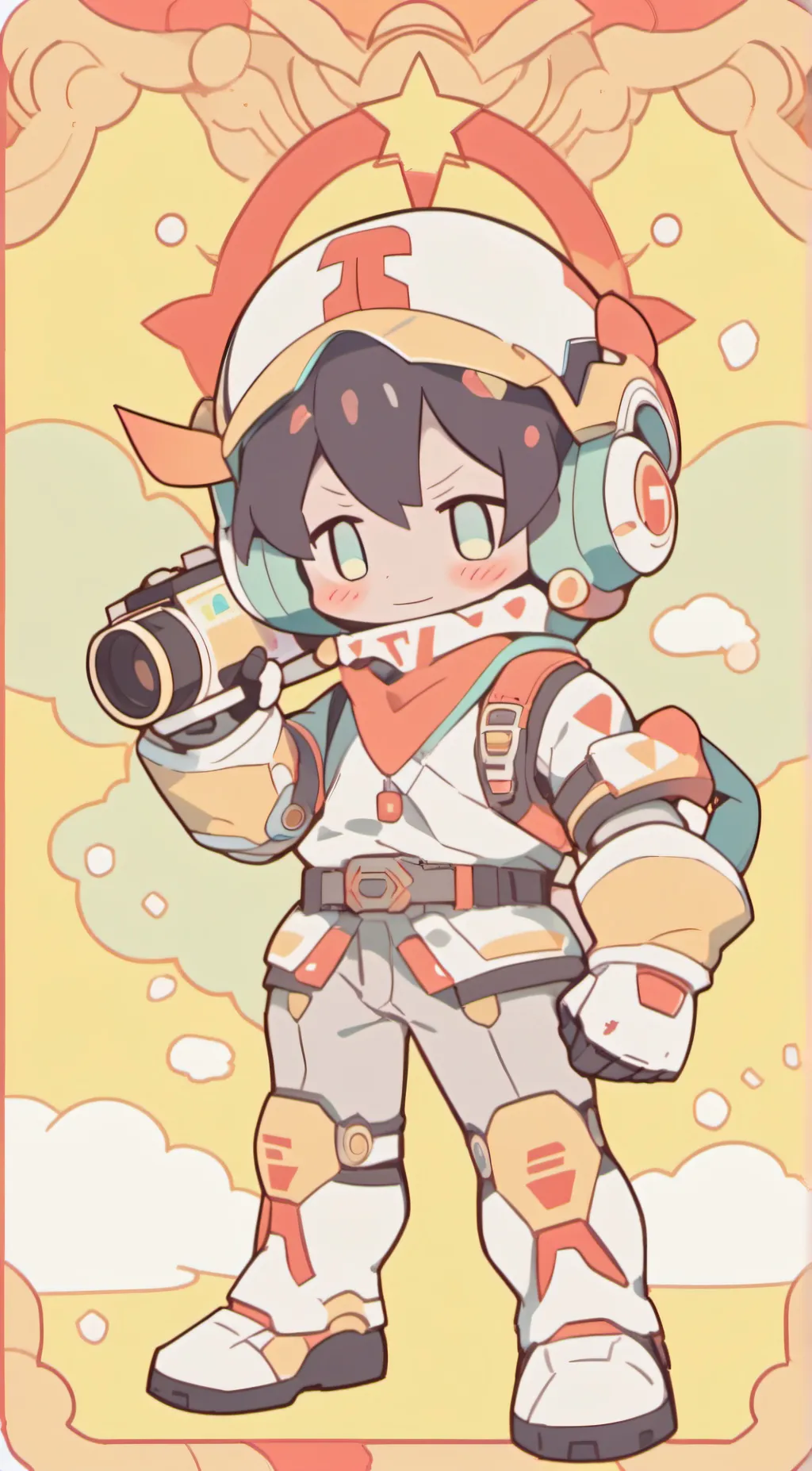ai character: Titan Speakerman  background