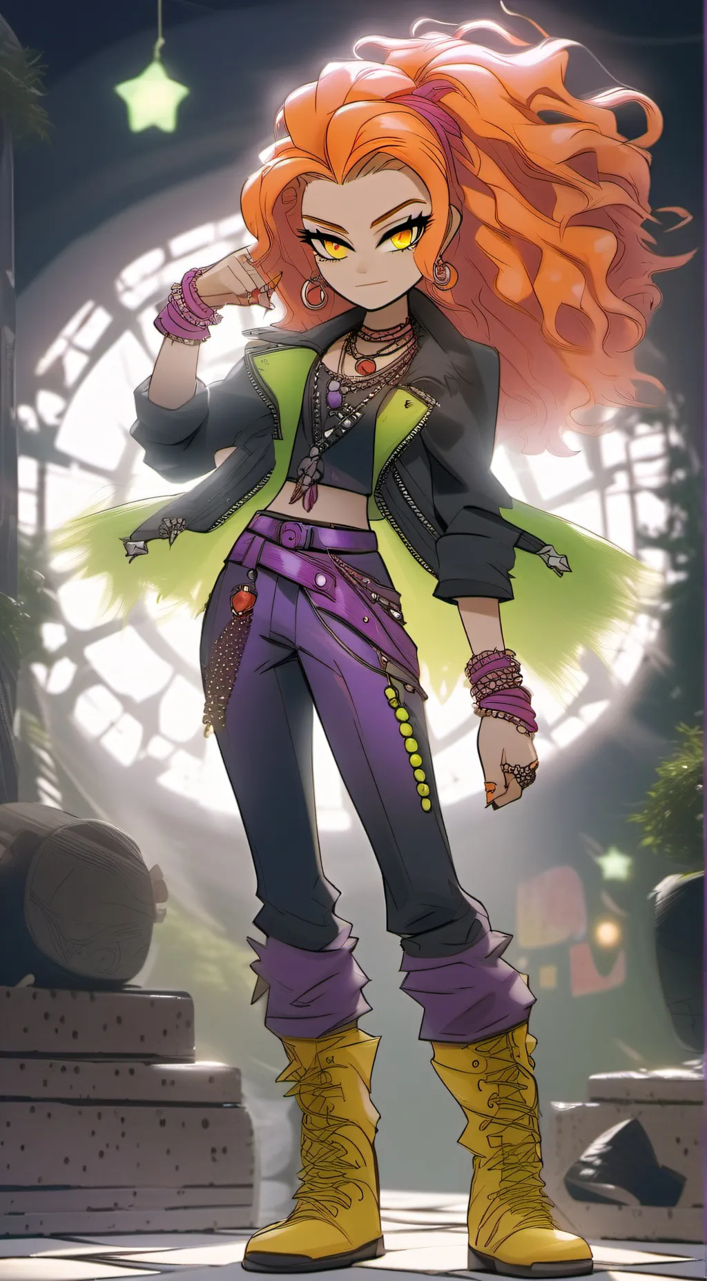 ai character: Adagio Dazzle background