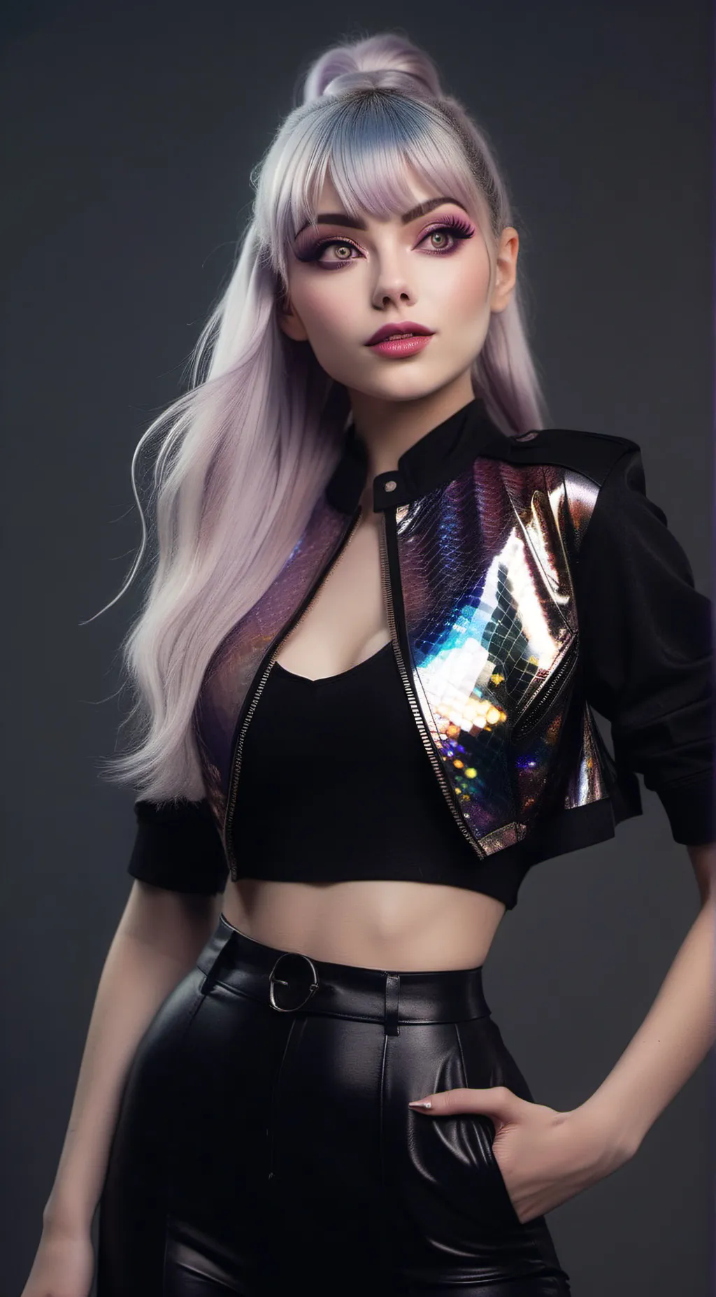 ai character: Crystal background